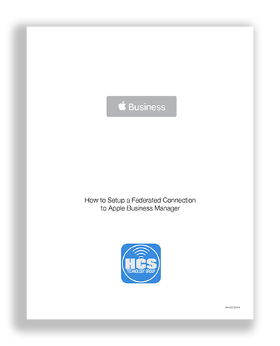 How to Setup a Federated Connection to Apple Business Manager 