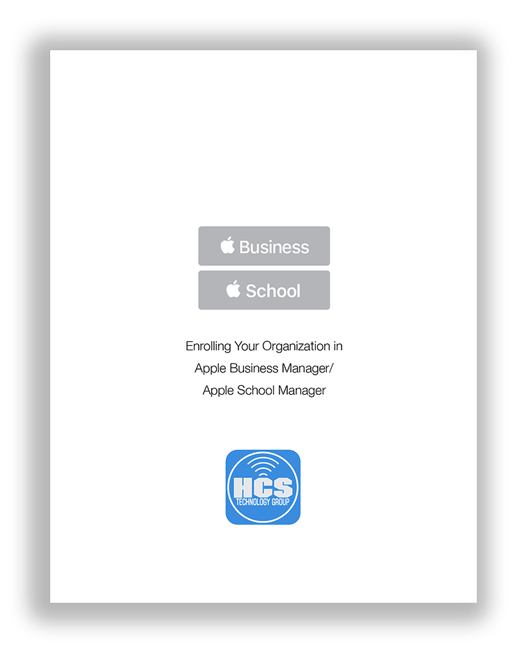 Enrolling Your Organization in Apple Business Manager/Apple School Manager