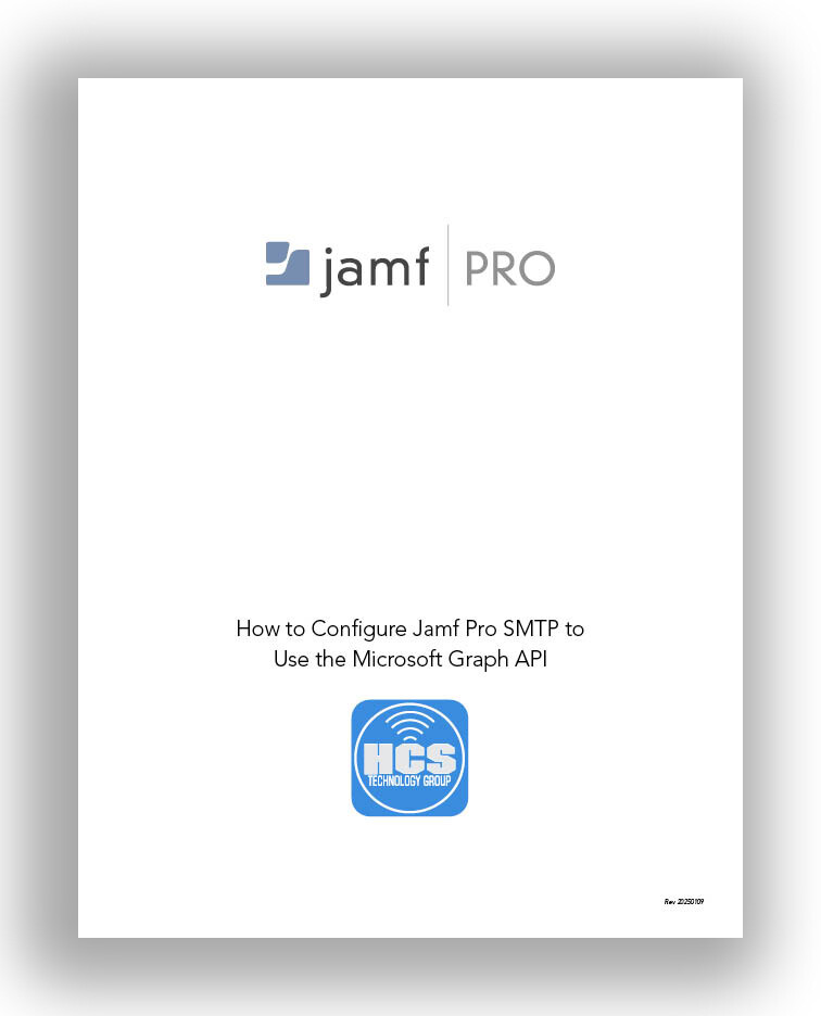 How to Configure Jamf Pro SMTP to  Use the Microsoft Graph API