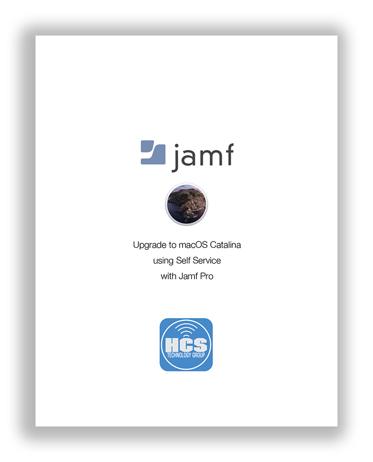 Upgrade to macOS Catalina using Self Service with Jamf Pro